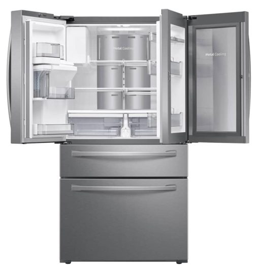 Samsung 28 Cu. Ft. Fingerprint Resistant Stainless Steel Food Showcase 4Door French Door Refrigerator - - Image 3