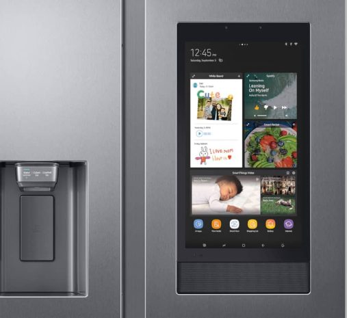 Samsung 21.5 Cu. Ft. Fingerprint Resistant Stainless Steel Counter Depth Side-By-Side Refrigerator With Touch Screen Family Hub - Image 8