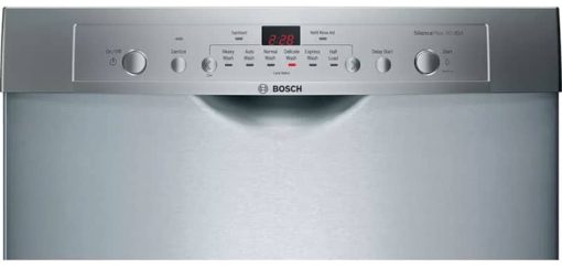 Bosch 100 Series 24" Anti-Fingerprint Stainless Steel Recessed Handle Dishwasher - Image 5