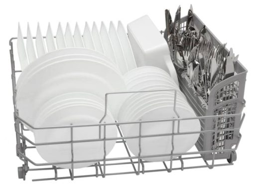 Bosch 100 Series 24" White Bar Handle Dishwasher - Image 6