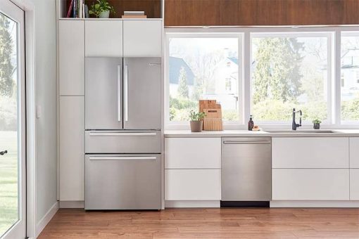 Bosch 100 Series 24" Anti-Fingerprint Stainless Steel Bar Handle Dishwasher - Image 5