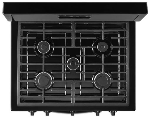 Whirlpool 5.1 Cu. Ft. Black Freestanding 5-Burner Gas Stove - Image 5