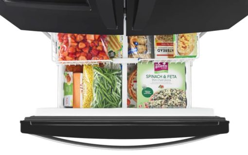 Whirlpool 36" Fingerprint Resistant Black Stainless Steel French Door Refrigerator - Image 5
