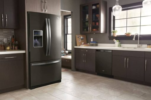 Whirlpool 36" Fingerprint Resistant Black Stainless Steel French Door Refrigerator - Image 5
