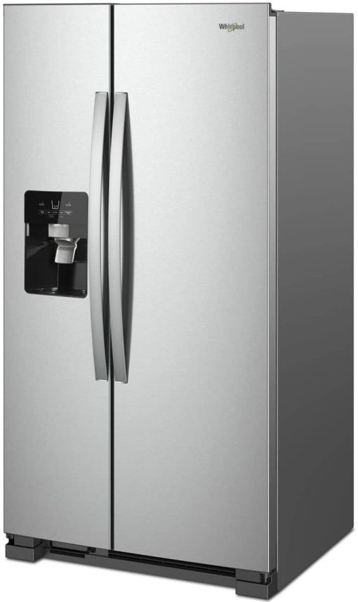 Whirlpool ADA 33" Monochromatic Stainless Steel Side-By-Side Refrigerator - Image 5