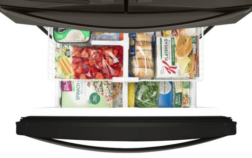 Whirlpool 36" Black Stainless French Door Refrigerator - Image 5
