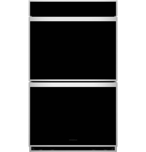 Monogram Minimalist Collection 30" Stainless Steel  Smart Electric Convection Double Wall Oven - Image 3