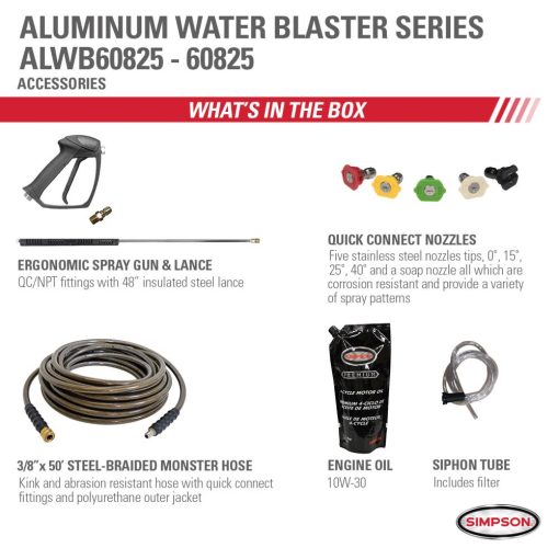 Aluminum Water Blaster 4200 PSI at 4.0 GPM HONDA GX390 with CAT Triplex Plunger Pump Cold Water Professional Belt Drive Gas Pressure Washer (49-State) - Image 3