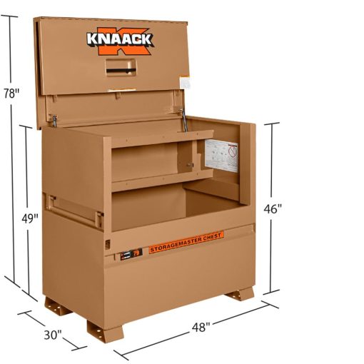 30-in W x 48-in L x 49-in Steel Jobsite Box - Image 3