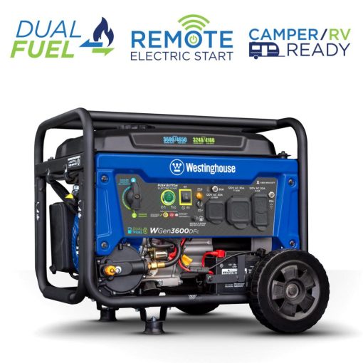 Westinghouse Dual Fuel Portable Generator with CO Sensor