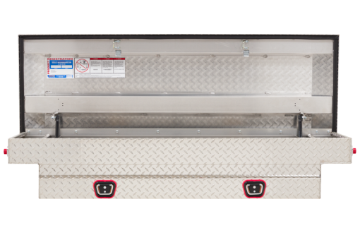 Weather Guard Saddle Truck Tool Box Aluminum Compact Clear - Image 2