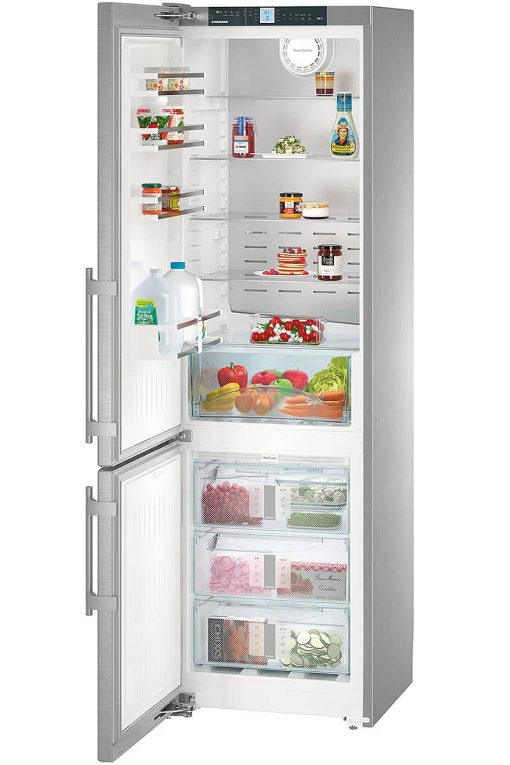 Liebherr 24" Stainless Steel Left-Hinge Bottom Freezer Refrigerator - Image 2