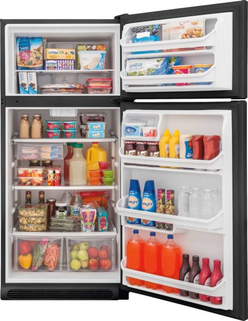 Frigidaire 18 Cu. Ft. Black Top Freezer Refrigerator - Image 2