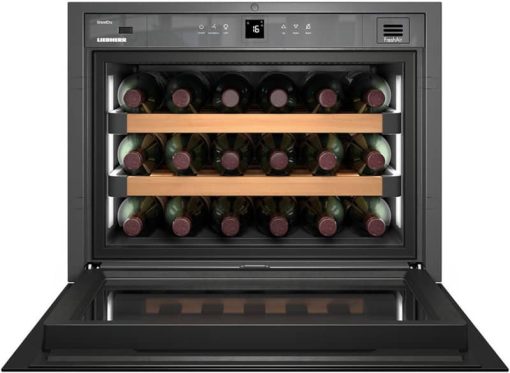 Liebherr 24" Black Frame Built-In Wine Storage Cabinet - Image 3