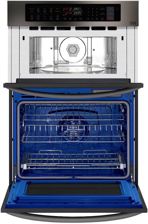 LG 30" Black Stainless Steel Smart Microwave Combination Oven - Image 3