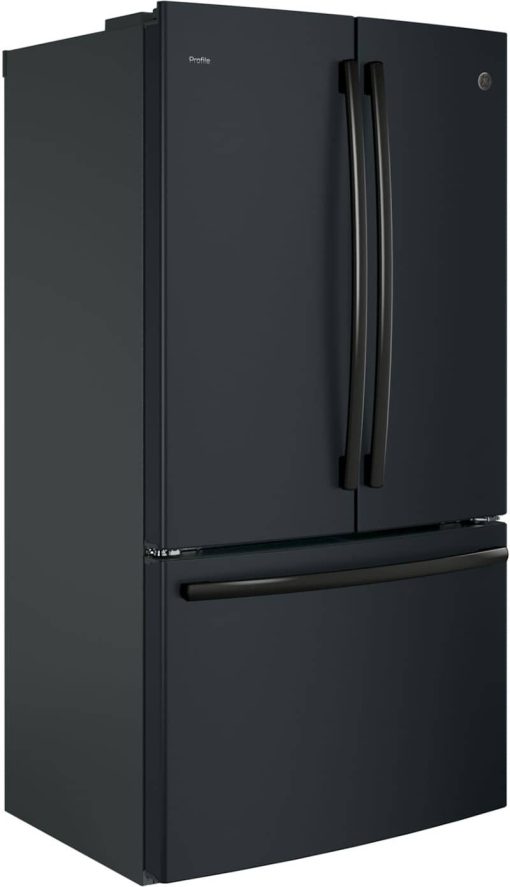 GE Profile ENERGY STAR 23.1 Cu. Ft. Black Slate Counter-Depth French-Door Refrigerator - Image 4