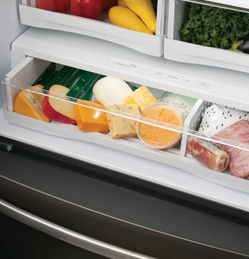 GE Profile ADA ENERGY STAR 22.1 Cu. Ft. Black Stainless Counter-Depth French-Door Refrigerator With Hands-Free AutoFill - Image 5