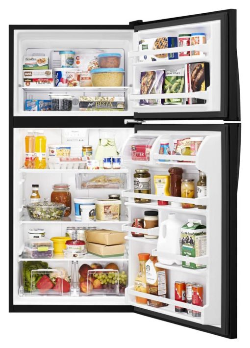 Whirlpool ADA 30" Black Top-Freezer Refrigerator - Image 2