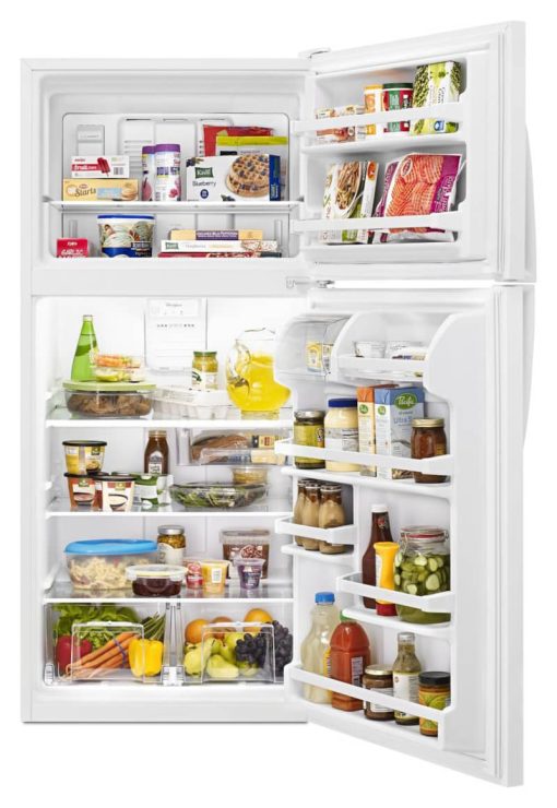Whirlpool ADA 30" White Top-Freezer Refrigerator - Image 2