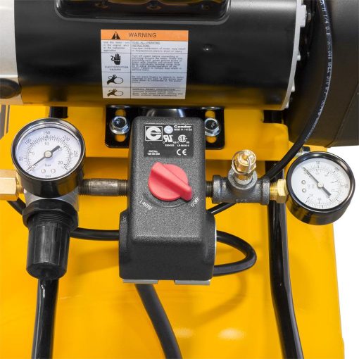 20-Gallon Portable 155-PSI Electric Horizontal Air Compressor - Image 4