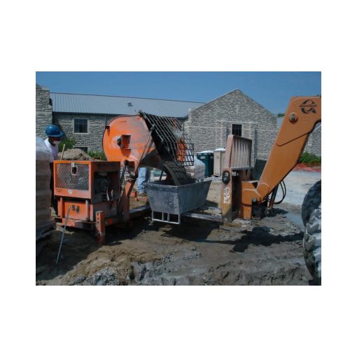EZG 1 Mud Hog Hydraulic Mixer 1.7HP Honda Gas Engine 20 Cu Ft - Image 2