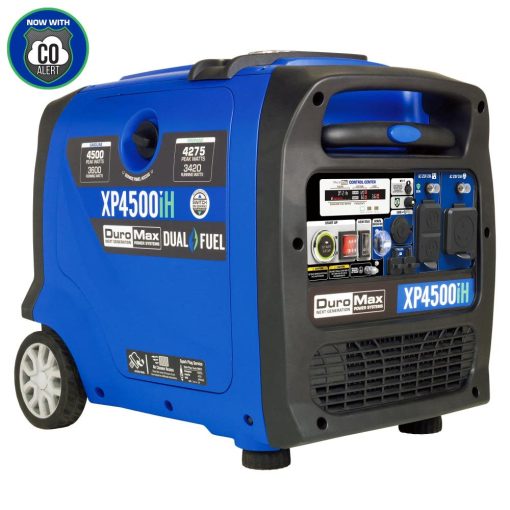 Duromax XP4500iH Portable Generator 4500 Watt 223cc Dual Fuel Digital Inverter Hybrid