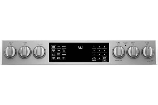 Cafe ADA 30" Stainless Steel With Brushed Stainless Smart Front-Control Radiant And Convection Double-Oven Slide-In Electric Range - Image 5