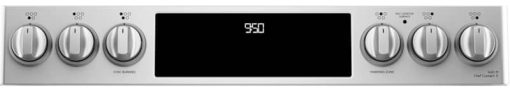 Cafe ADA 30" Stainless Steel Slide-In Front Control Induction & Convection Double Oven Range - Image 5