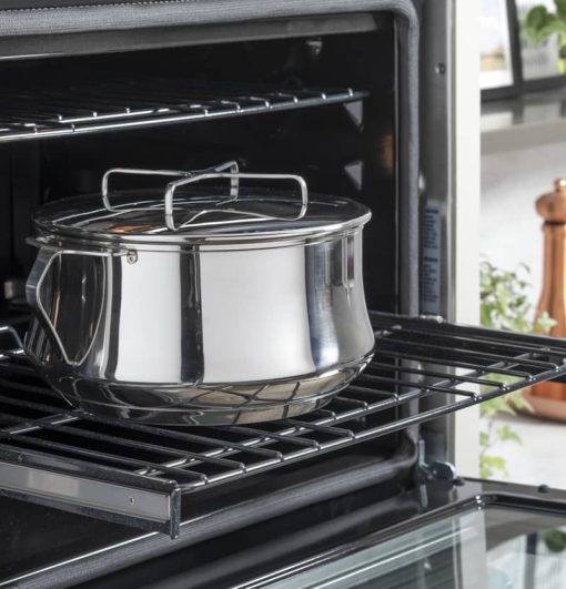 Cafe Professional Series 30" Matte White Smart Built-In Convection French-Door Double Wall Oven - Image 6