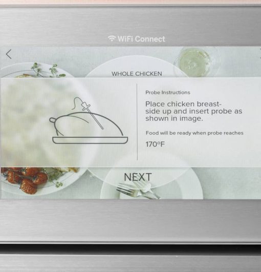Cafe 30" Platinum Glass Built-In Single Electric Convection Wall Oven - Image 6