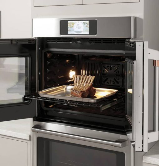 Cafe Professional Series 30" Stainless Steel Smart Built-In French-Door Single Wall Oven - Image 6