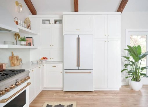 Cafe 23.1 Cu. Ft. Matte White Counter-Depth French Door Refrigerator - Image 7