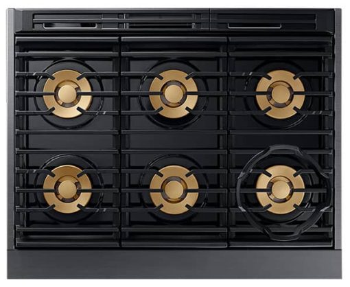Dacor Contemporary 36" Graphite Stainless Steel Natural Gas Range - Image 6