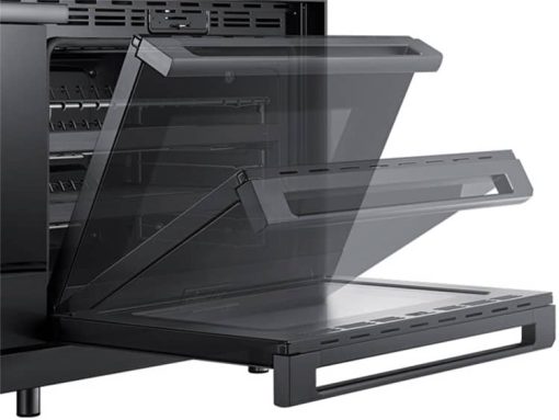Dacor Contemporary 48" Graphite Stainless Steel Dual-Fuel Liquid Propane Steam Range With Griddle - Image 6