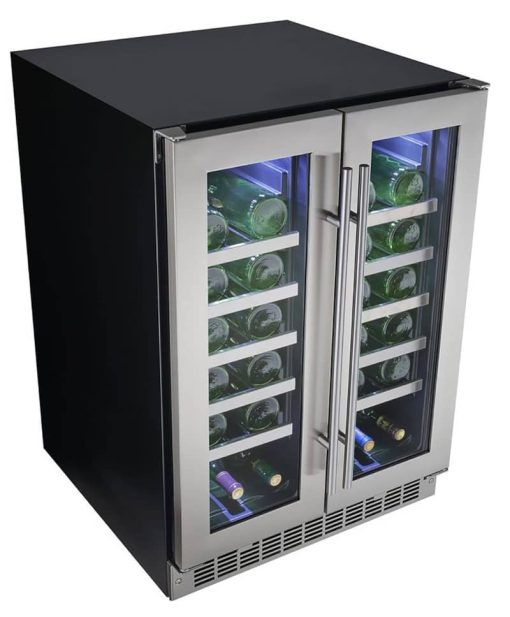 Danby Silhouette Napa 24" Stainless Frame French Door Wine Cooler - Image 6