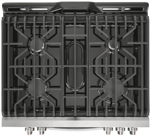 Frigidaire Gallery ADA 30" Smudge-Proof Stainless Steel Front Control Gas Range With Air Fry - Image 6