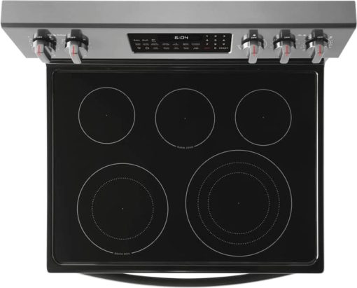 Frigidaire Gallery 30" Smudge-Proof Black Stainless Steel Freestanding Electric Range With Air Fry - Image 5