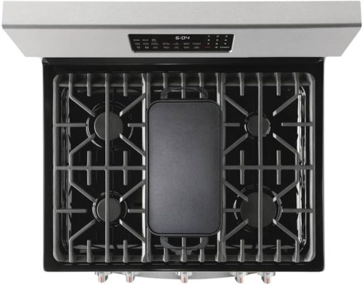 Frigidaire Gallery 30" Smudge-Proof Stainless Steel Freestanding Gas Range With Air Fry - Image 6