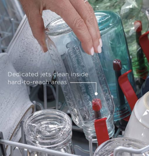 GE 24" Fingerprint Resistant Stainless Steel Top Control Dishwasher With Sanitize Cycle & Dry Boost With Fan Assist - Image 5