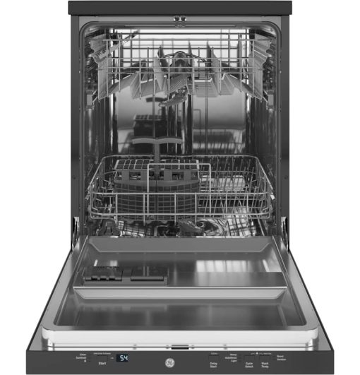 GE 24" Black Portable Dishwasher With Sanitize Cycle - Image 6