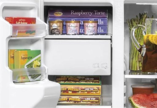 GE 21.8 Cu. Ft. Fingerprint Resistant Stainless Steel Counter-Depth Side-By-Side Refrigerator - Image 6