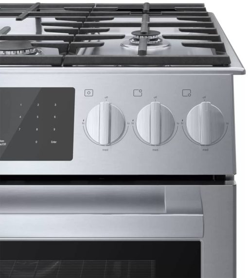 Bosch 800 Series 30" Stainless Steel Dual Fuel Slide-In Range - Image 6