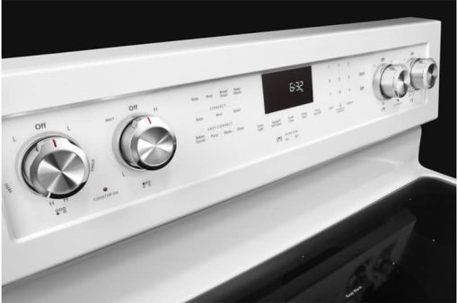KitchenAid 30" White Electric Convection Range - Image 6