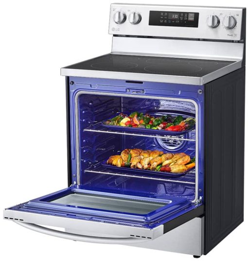 LG 6.3 Cu. Ft. Stainless Steel Smart Wi-Fi Enabled Fan Convection Electric Range With Air Fry & EasyClean - Image 6