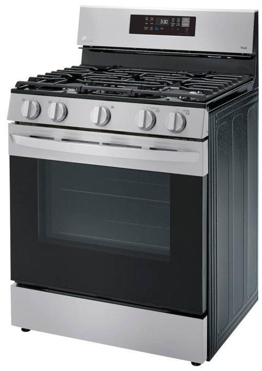 LG 5.8 Cu. Ft. Stainless Steel Smart Wi-Fi Enabled Fan Convection Gas Range With Air Fry & EasyClean - Image 6