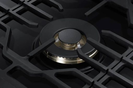 Samsung ADA 36" Fingerprint Resistant Black Stainless Steel Smart Gas Cooktop With 22K BTU Dual Power Burner - Image 6