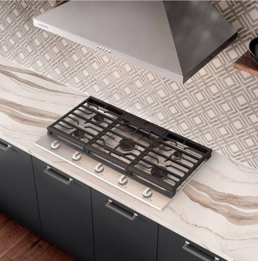 Samsung ADA 36" Stainless Steel Gas Cooktop - Image 6