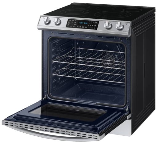 Samsung ADA 6.3 Cu. Ft. Fingerprint Resistant Stainless Steel Front Control Slide-In Electric Range With Air Fry - Image 6