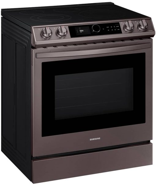 Samsung ADA 6.3 Cu. Ft. Fingerprint Resistant Tuscan Stainless Steel Slide-In Electric Range - Image 6