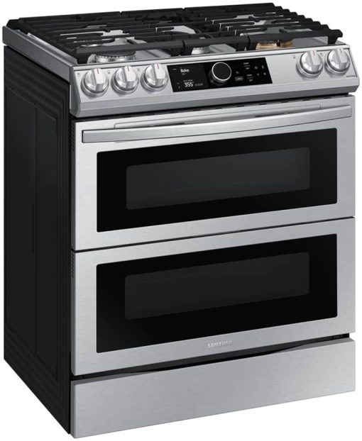 Samsung ADA 6 Cu. Ft. Fingerprint Resistant Stainless Steel Flex Duo Slide-In Gas Range With Smart Dial, Air Fry & Wi-Fi - Image 6